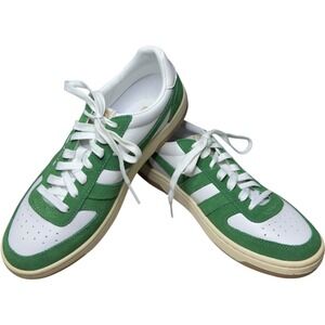 Gola Hawk II Green White Retro Tenniscore Sneakers Women's 6 Sporty Casual Chic